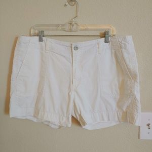 Levi's White shorts
